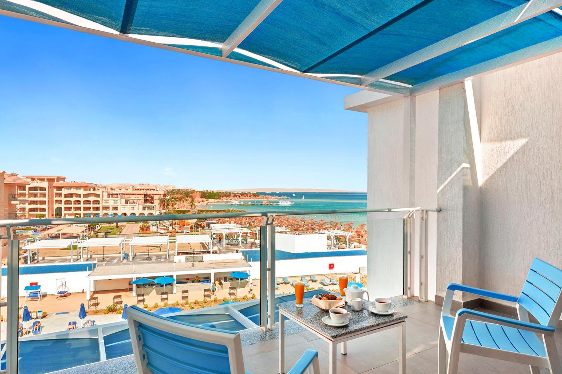 Pickalbatros Blu Spa Resort - Adults Friendly 16 Years Plus- Ultra All-Inclusive Χουργκάντα Εξωτερικό φωτογραφία Balcony of a hotel room